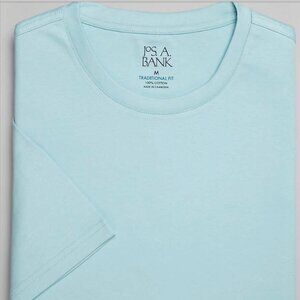 Jos. A. Bank Traditional Fit Superfine Interlock Crew colour: Aqua